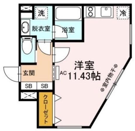 グランテージ新中野の物件間取画像